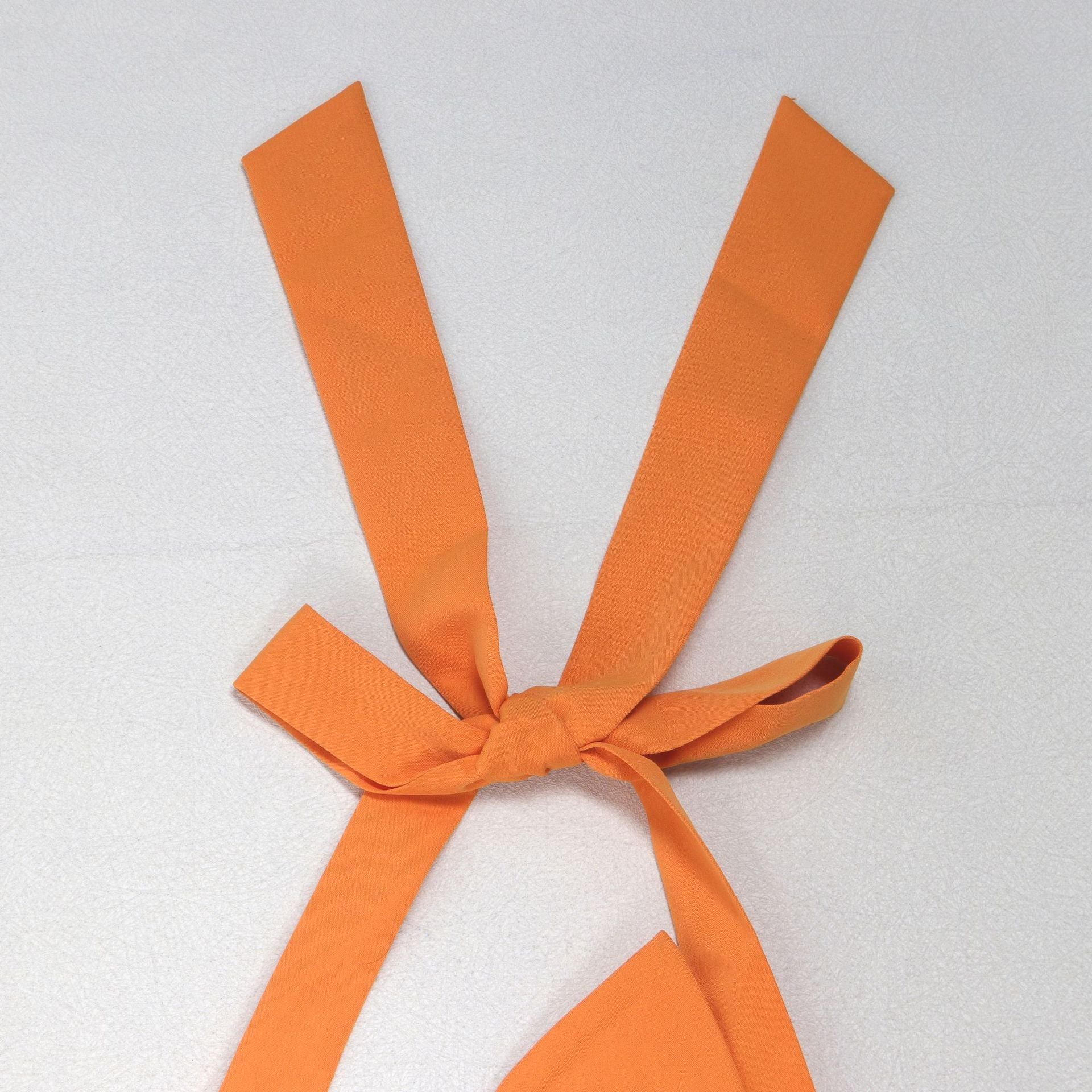 Women Elegant Career Solid Knot Halter Neck Lace-Up Dress 21