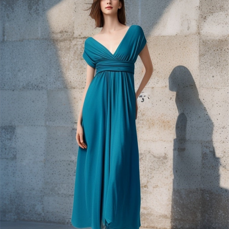 Women Sexy Cross Backless Bandage Long Dress 40