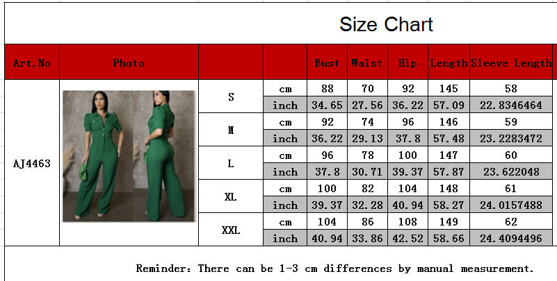 Women Style Patchwork short sleeve Jumpsuit 12