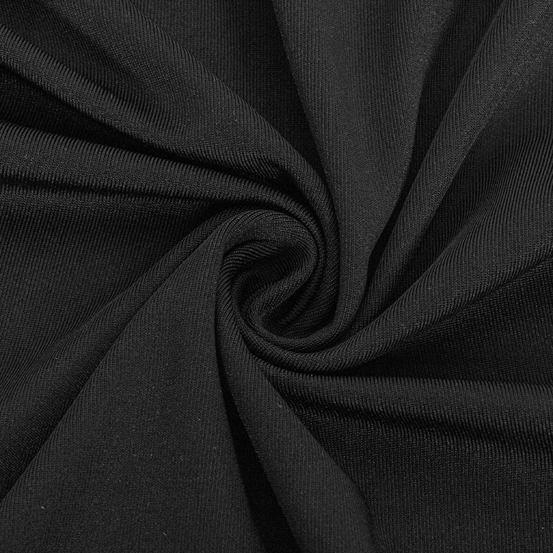 Women Spring Solid Slash Shoulder Strappy Off Shoulder Long Sleeve Dress 20