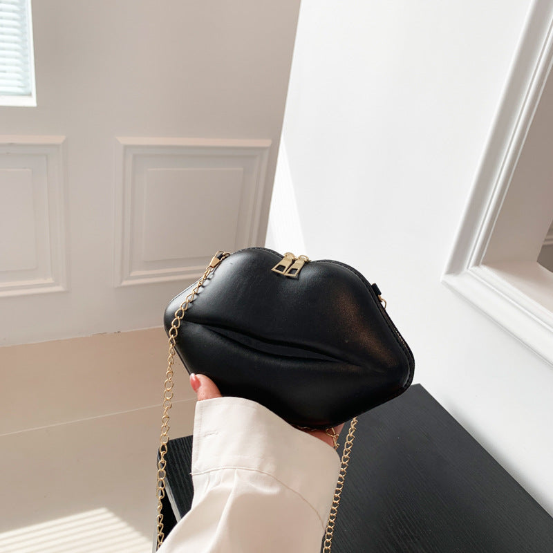 Women Lips Crossbody Chain Shoulder Bag 6