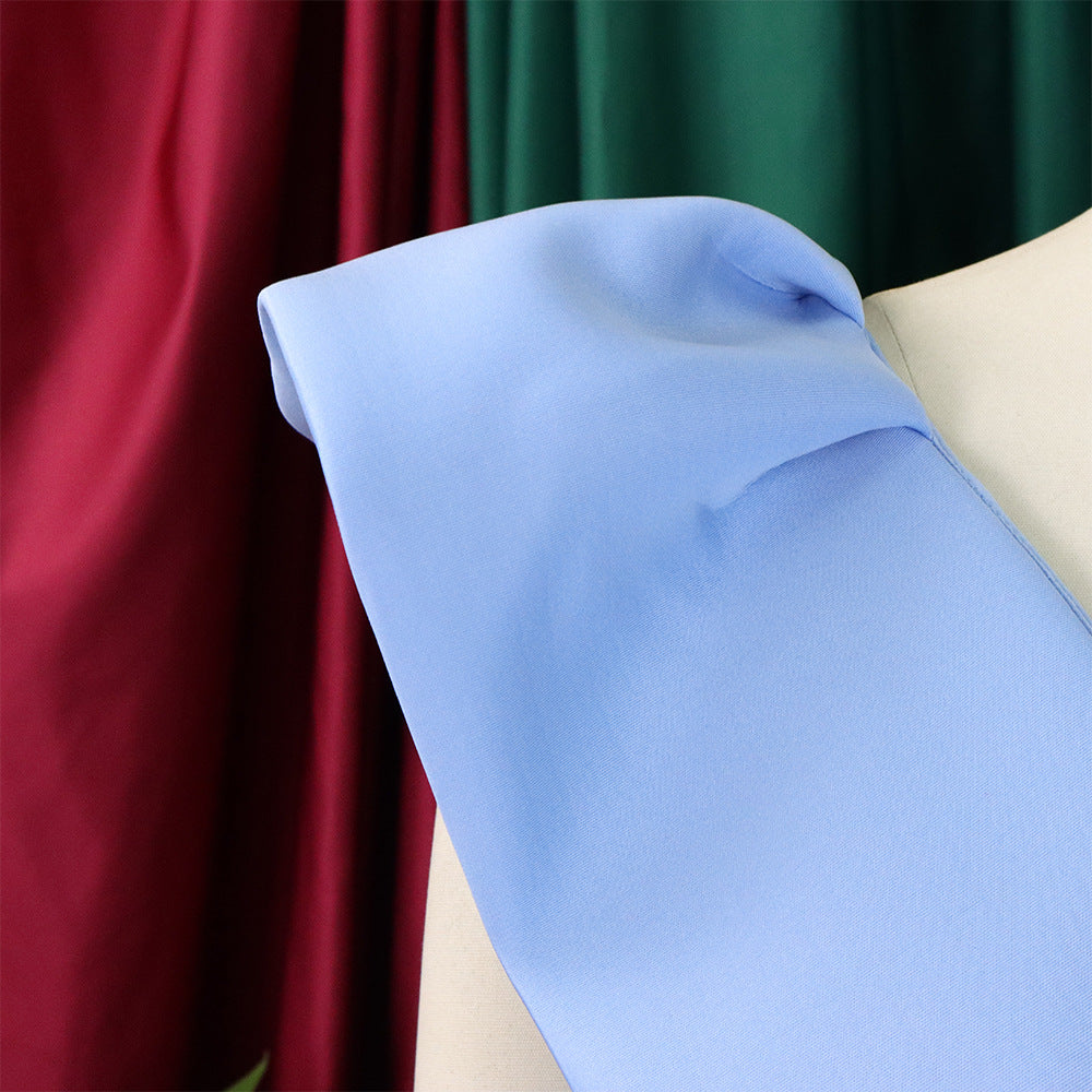 Women's Deep V Neck Sexy Swing Formal Party Dress 15