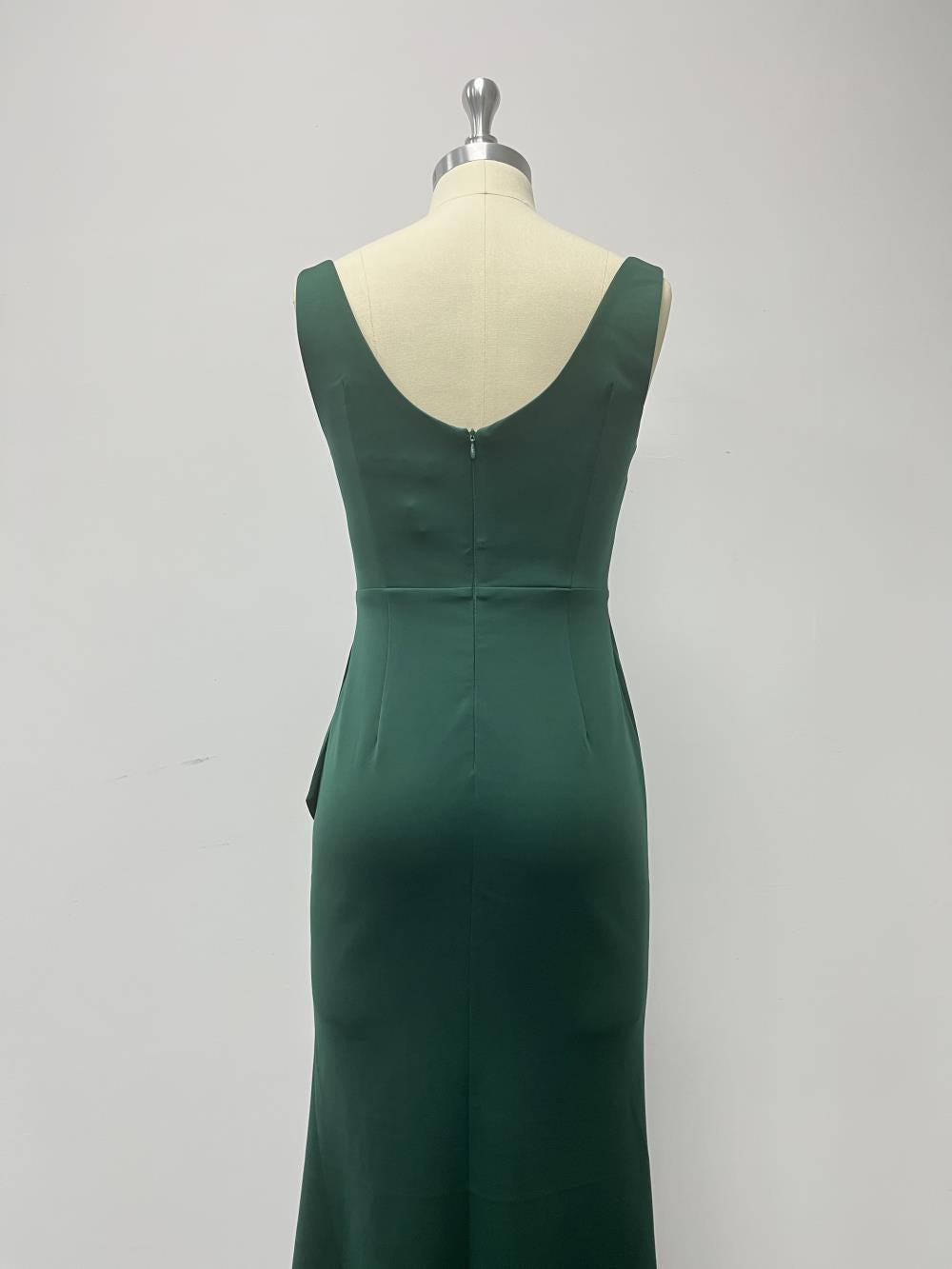 Women's Straps U-Neck High Slit Formal Party Dress 12