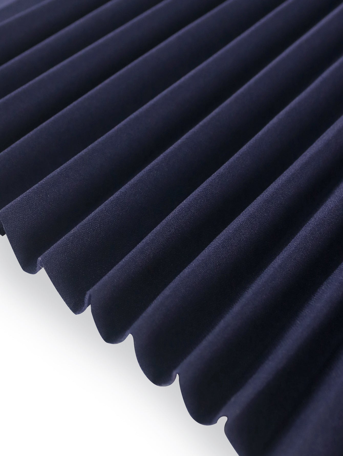 Mesh Patchwork Sequins Round-Neck Pleated A-Line Dress 17