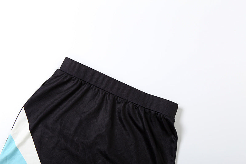 Women Fall Streetwear Sexy Crop Top and Skirt Two-Piece Set 17