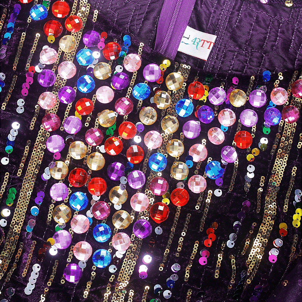 Beaded African Women's Party Evening Dress With Belt 22