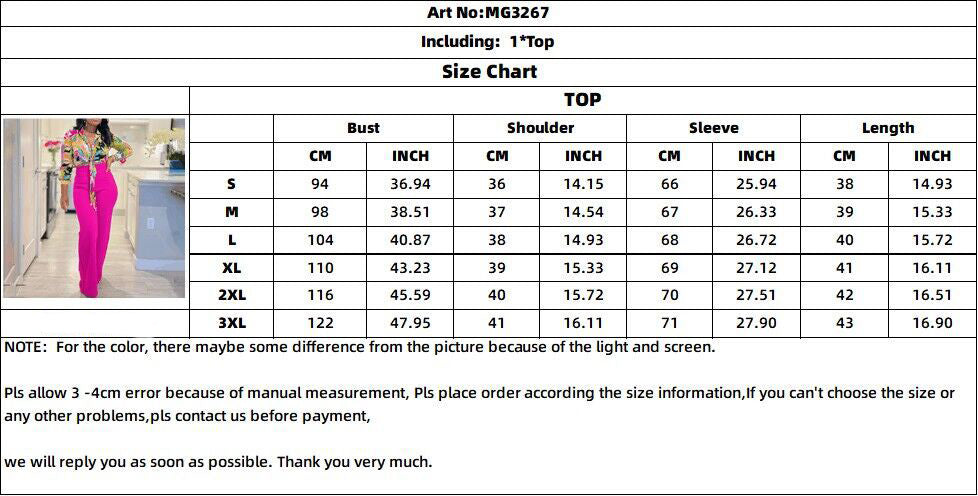 Fashionable Women's Printed Turndown Collar Lace-Up Long Sleeve Shirt 10