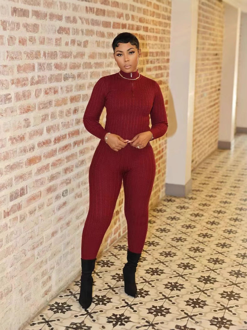 Women knitting Casual Top and Pant Two Piece Set 8