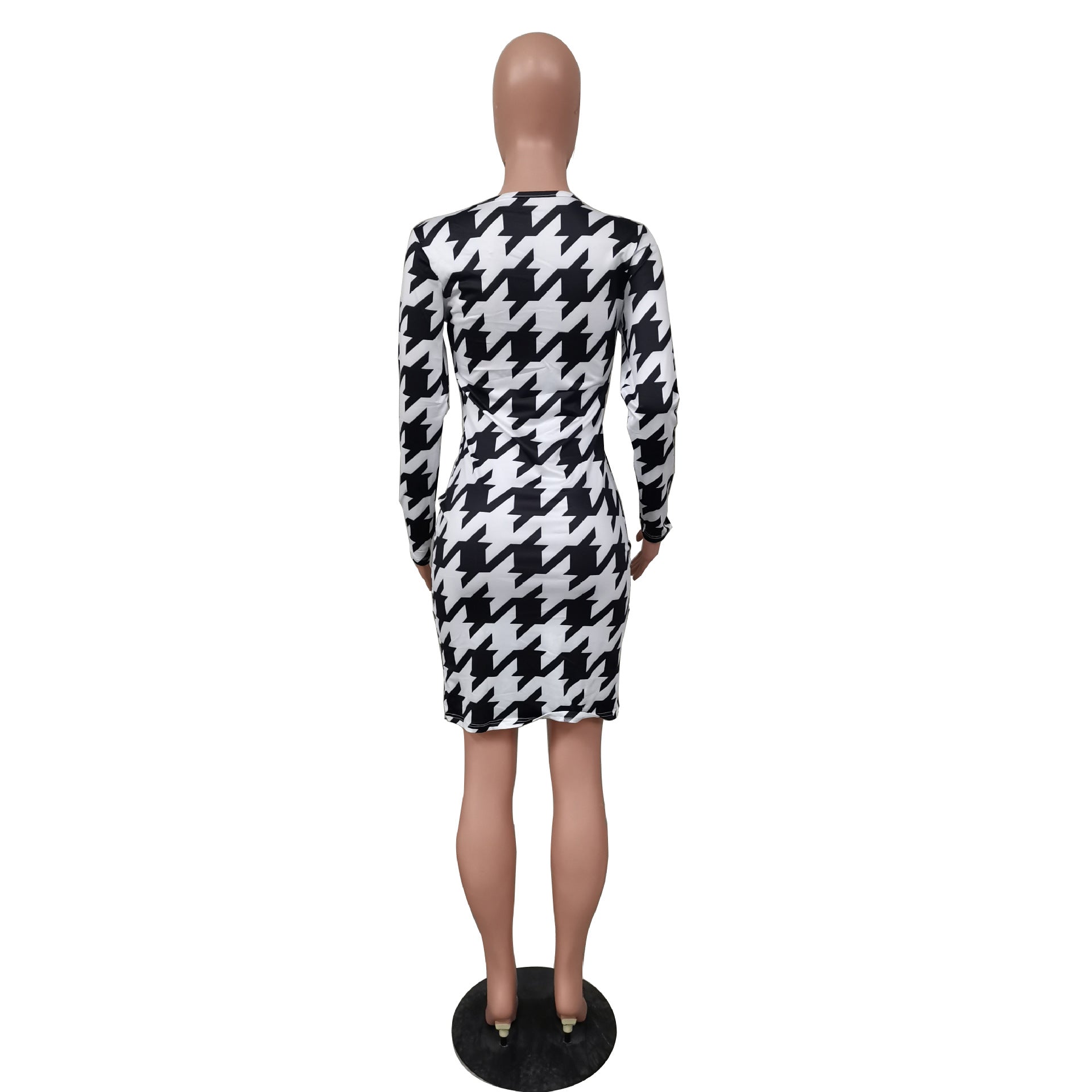 Women's Sexy Tight Fitting Style Printed Dress 10