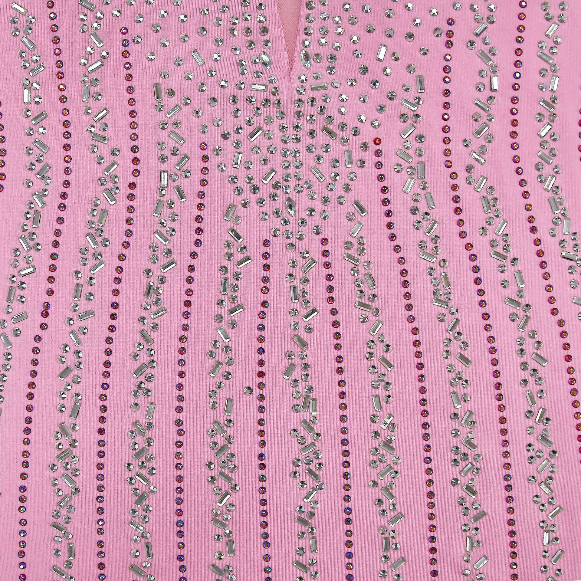 Women's Solid Color Beaded Mesh Feather Lace-Up Dress 23