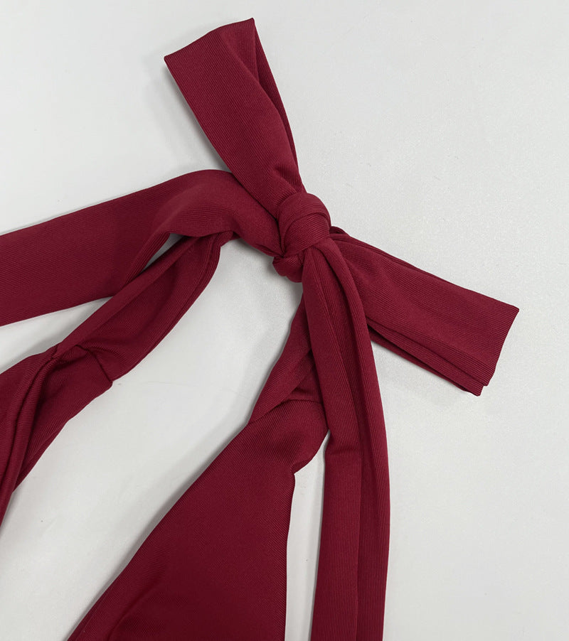 Women Sexy Halter Neck Backless Top and Shorts Two-Piece Set 18