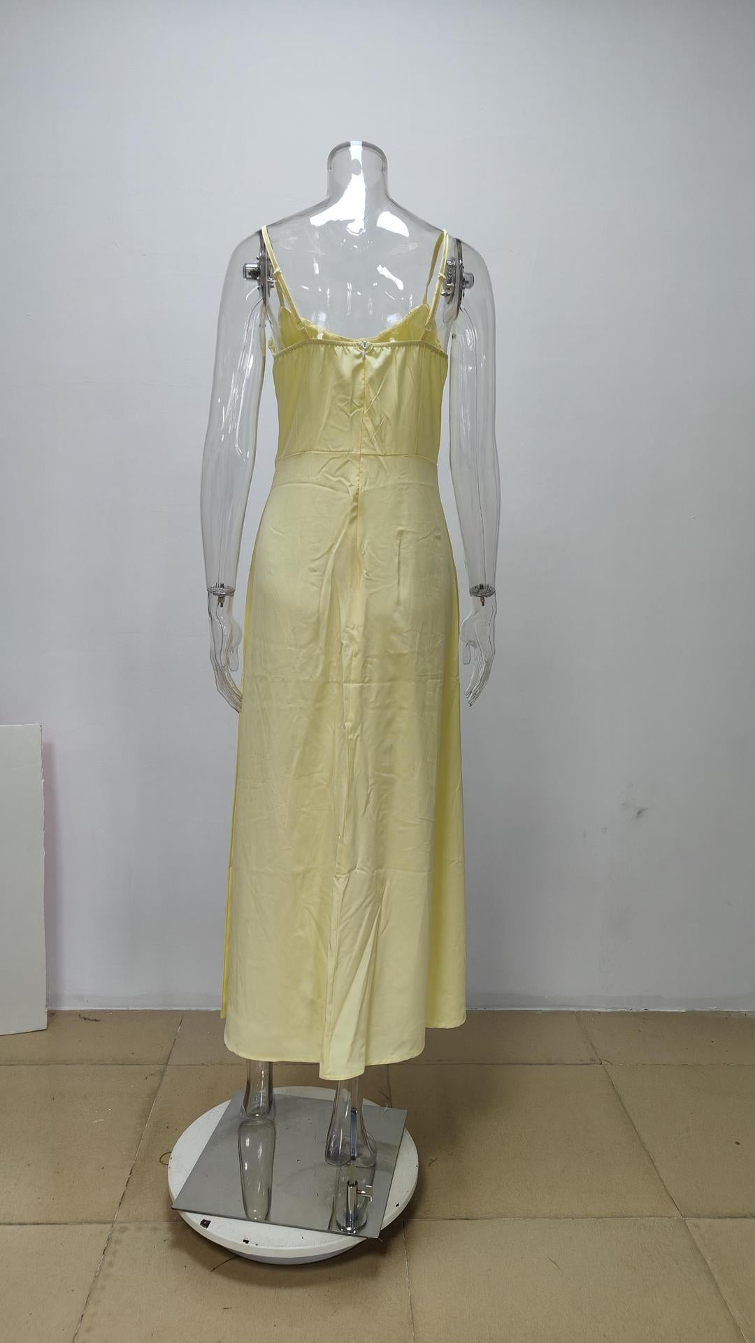 Women elegant lace solid dress 10