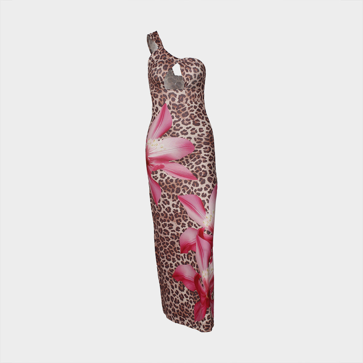 Women's Chic Leopard-Print Slim Sexy Low-Back Dress 7