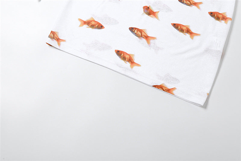 Women Summer Long Sleeve Off Shoulder Printed Bodycon Dress 16