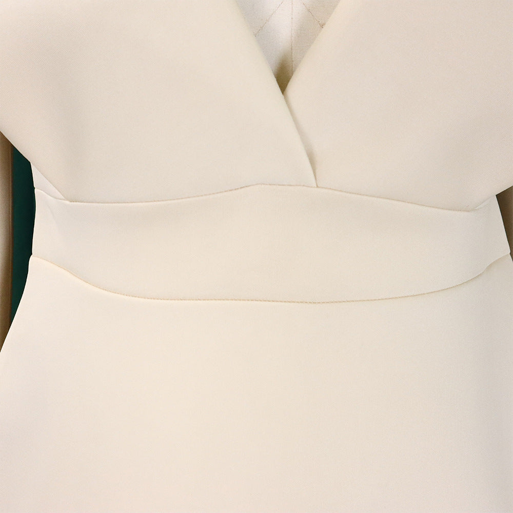 Women's Deep V Neck Sexy Swing Formal Party Dress 23