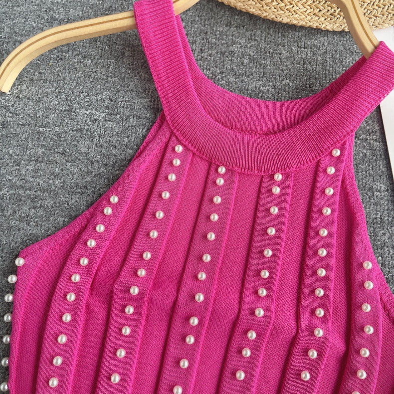 Women Sexy Off-Shoulder Halter Neck Camisole 12