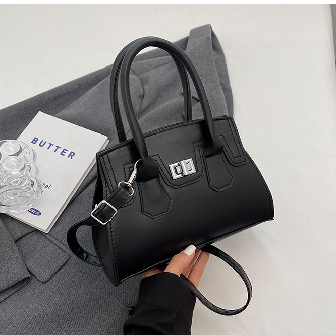 Bag Handbag Solid Color Simple Shoulder Messenger Bag Ladies Bag 31