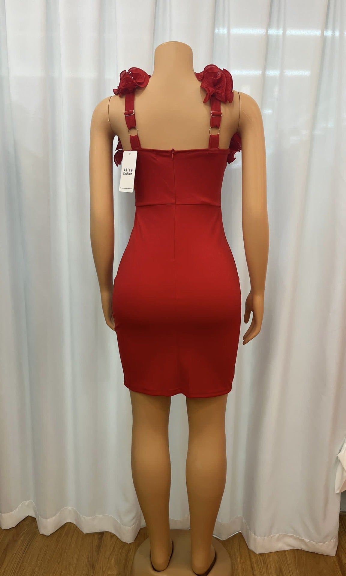Women sexy hollow backless bodycon dress 8