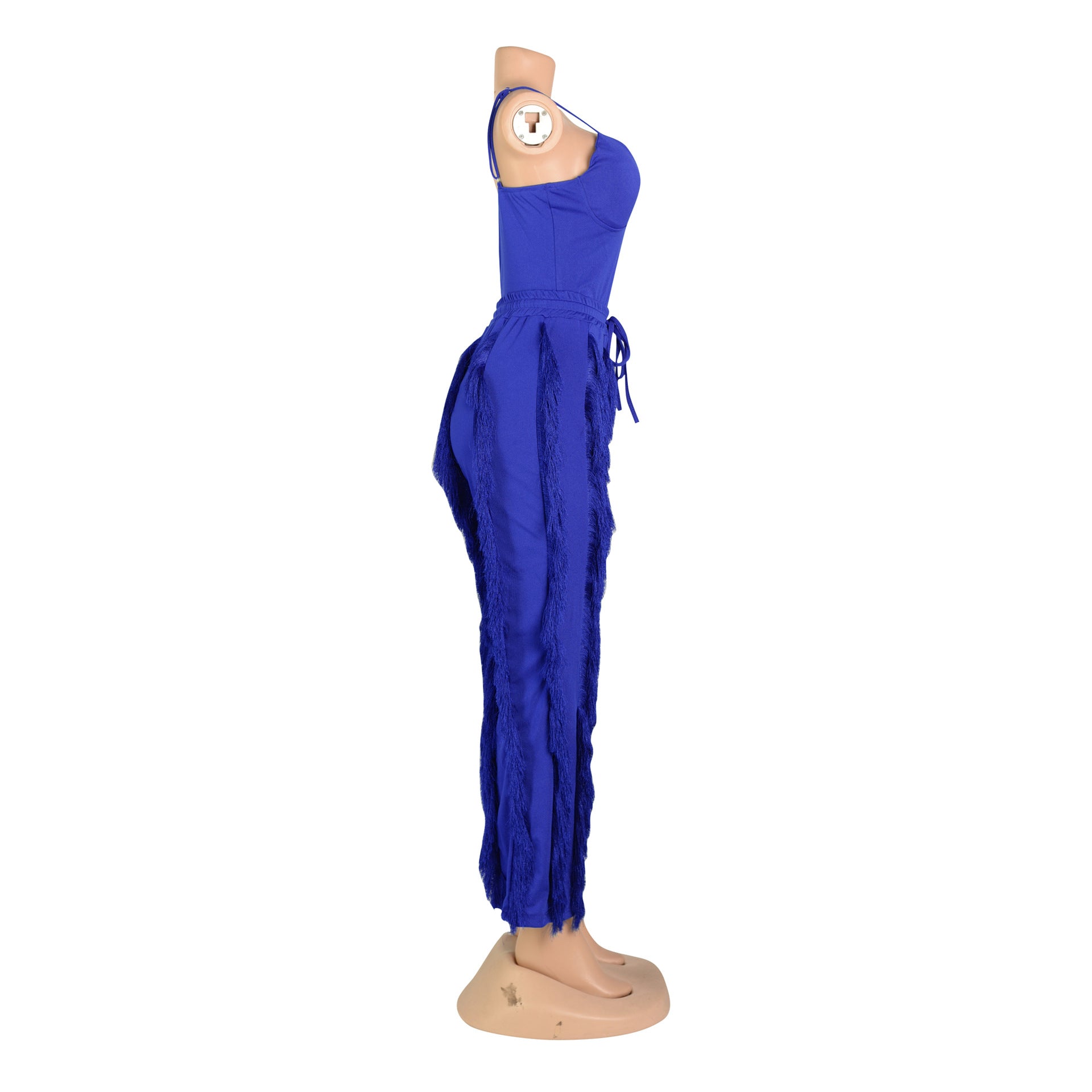 Women's clothing set tassels two-piece pants set 36