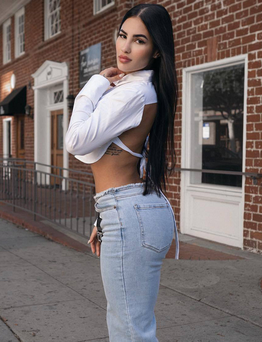 Autumn solid color Turndown Collar long-sleeved crop Slim Waist shirt 4