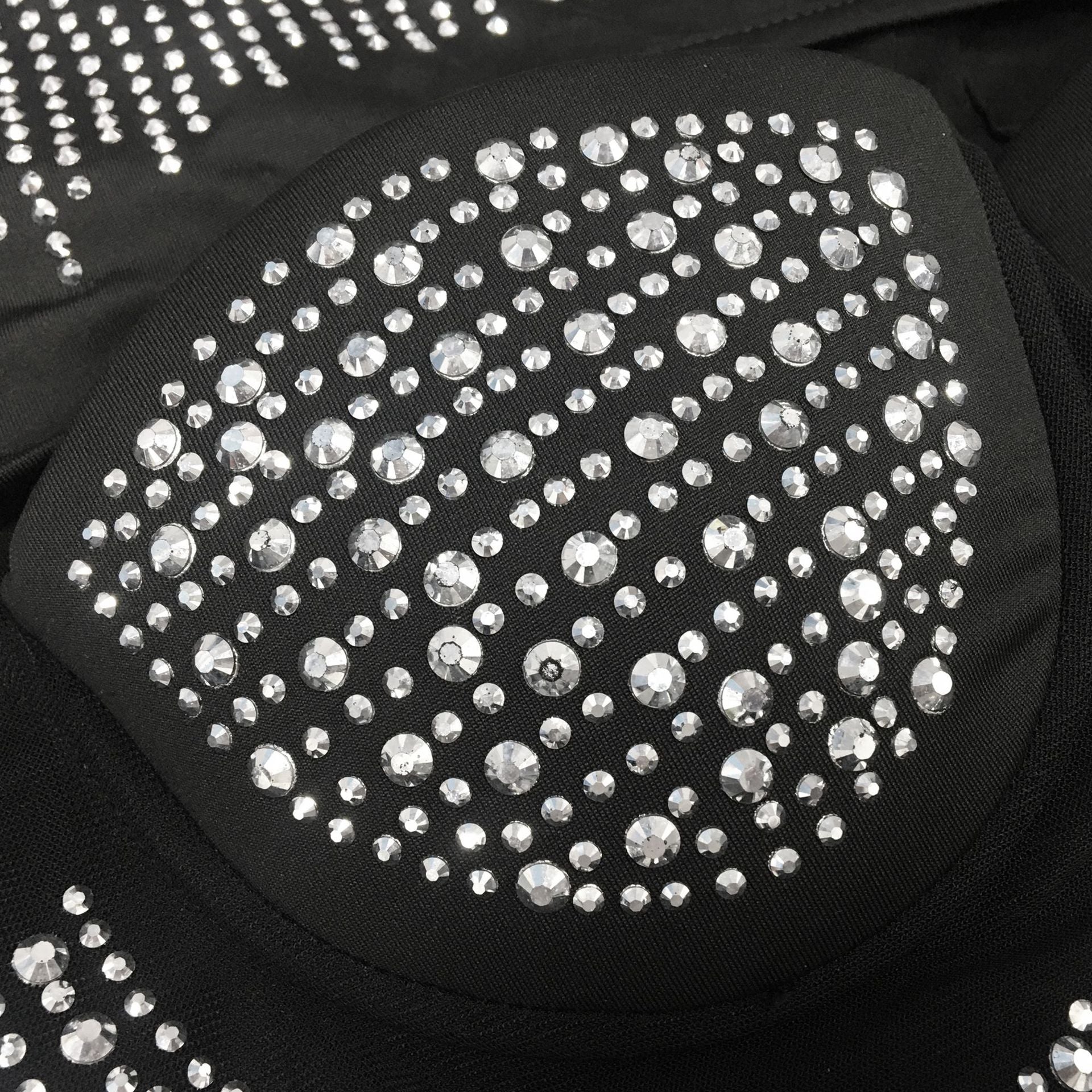 Women Mesh See-Through Beaded Strap Dress 21