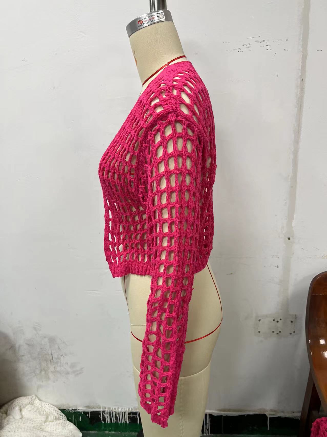 Hollow Fashion Sexy Knitting Women Cardigan 7