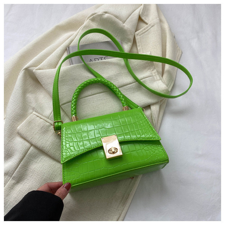 Popular Winter Retro Small Bag Women's Casual Textured Shoulder Messenger Bag 3