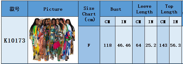 Women Casual Long Sleeve Print Robe 34