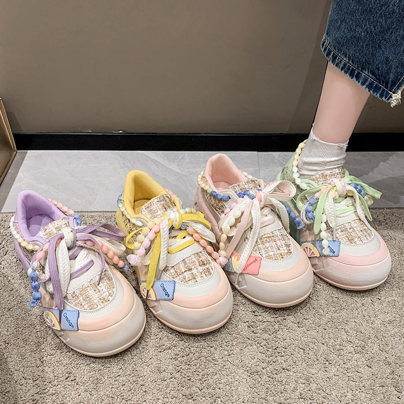 Women Sports Casual Thick Sole Sneakers 7