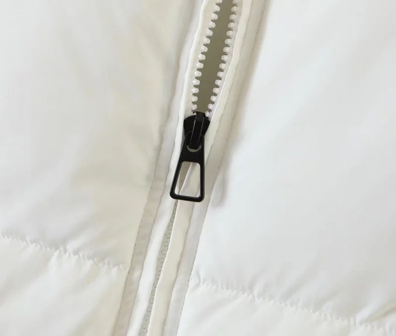 women's winter style fashion Stand Collar zipper pocket warm cotton-padded jacket 83