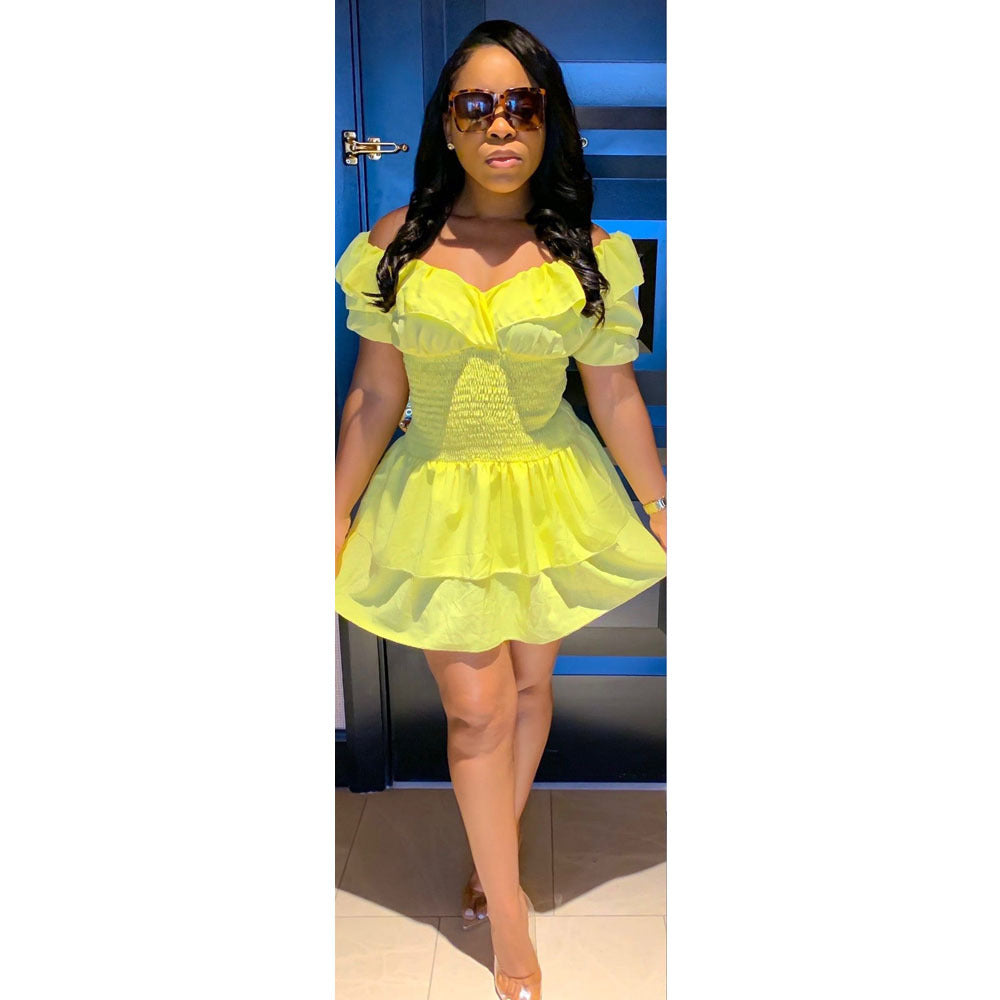 Summer Sexy Off Shoulder Dress 8