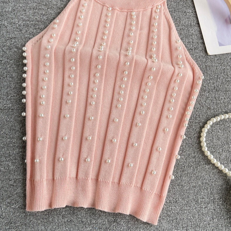 Women Sexy Off-Shoulder Halter Neck Camisole 8