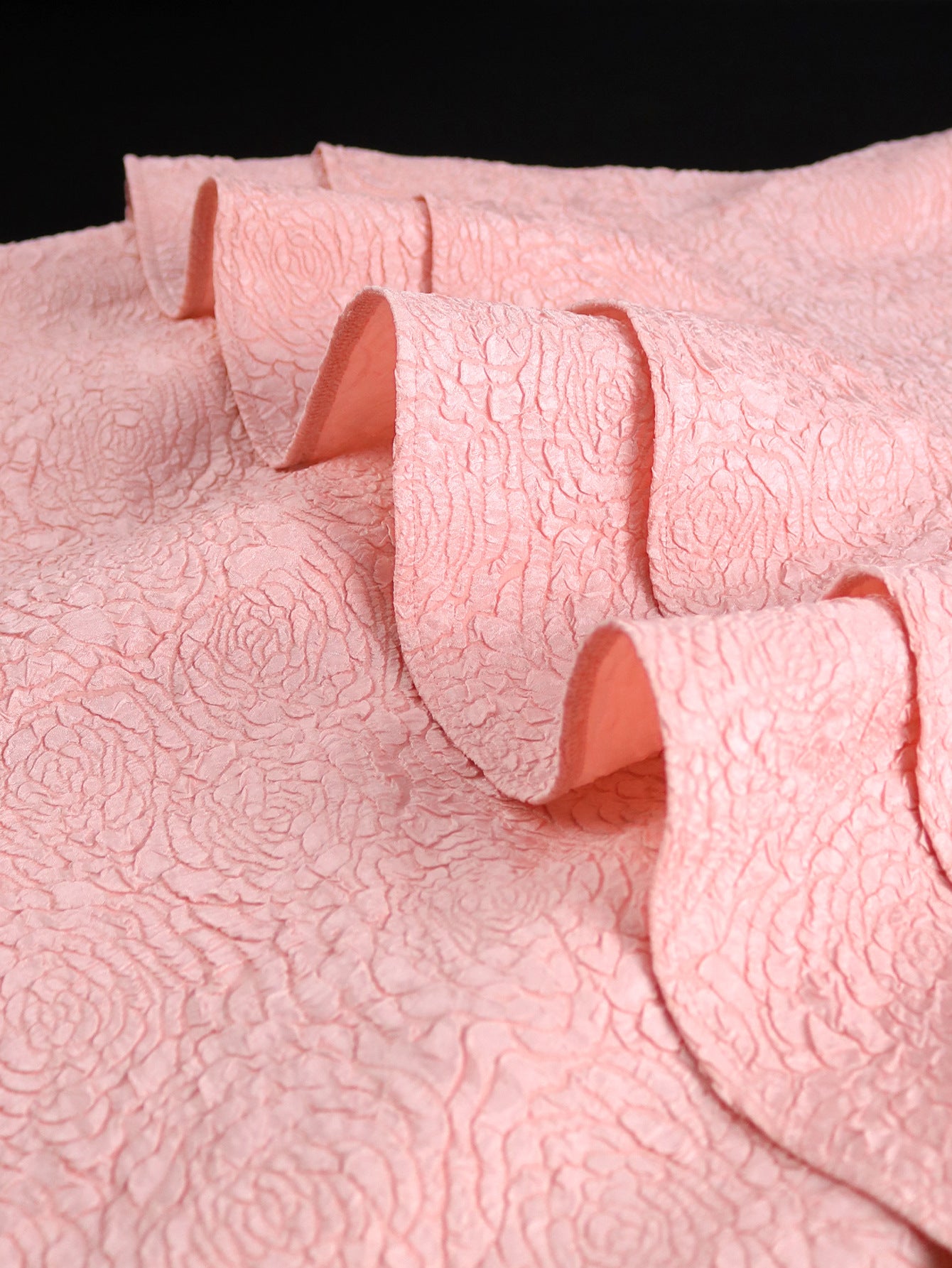 Elegant V-Neck Rose Jacquard Ruffle Slim Bodycon Formal Party Evening Dress 13