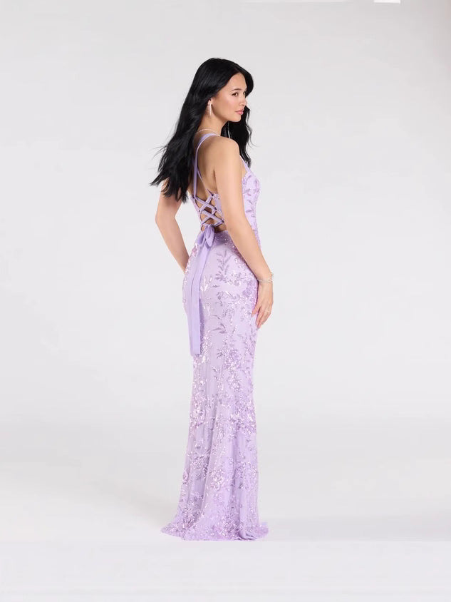 Spring Summer Fashion Sexy Sleeveless Low Back High Slit Gown 4