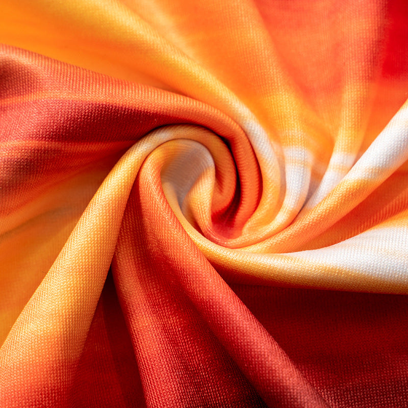 Fashion Casual 3D Printed Long Sleeve Slim Dress 15