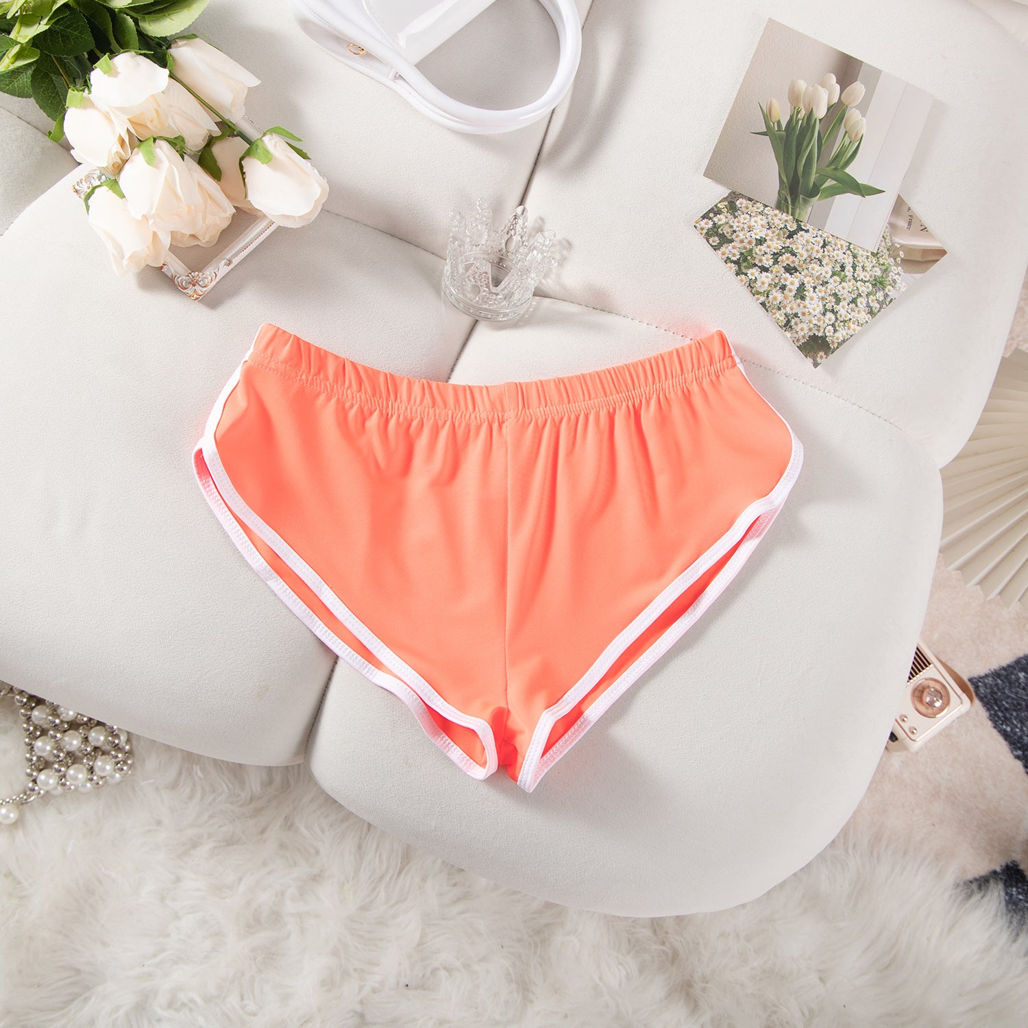 Summer Women's Sexy Running Stretch Sports Yoga Fitness Shorts 67