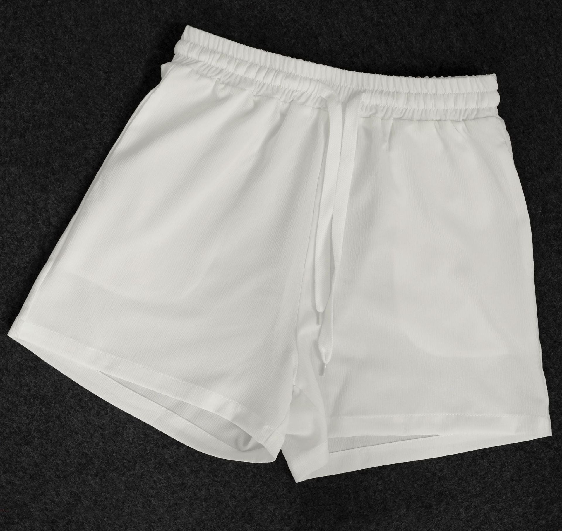 Women's Summer Slit Short-Sleeved Shirt Shorts Two-Piece Set 18