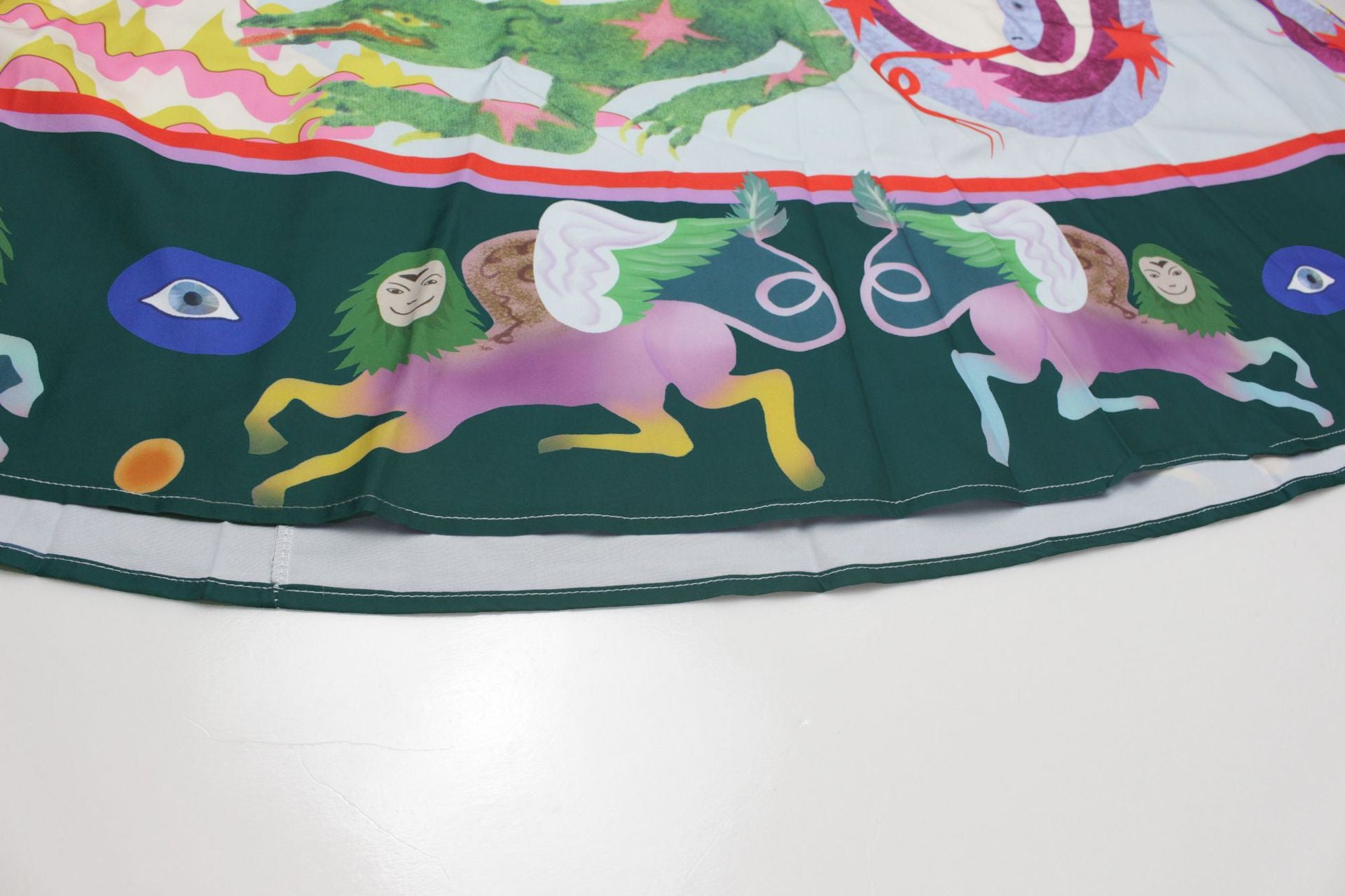 Women Elegant Print Suspender Dress 14