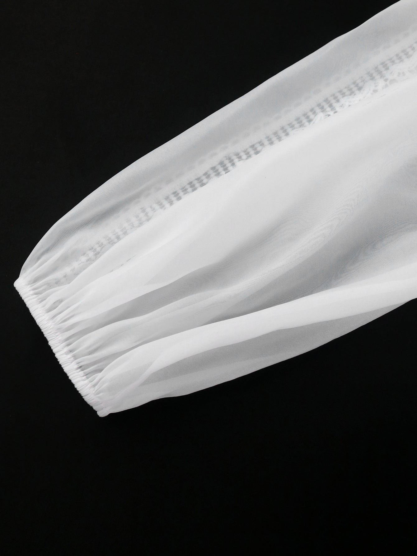 Plus Size Women Half-High Neck Lantern Sleeve Dress 10