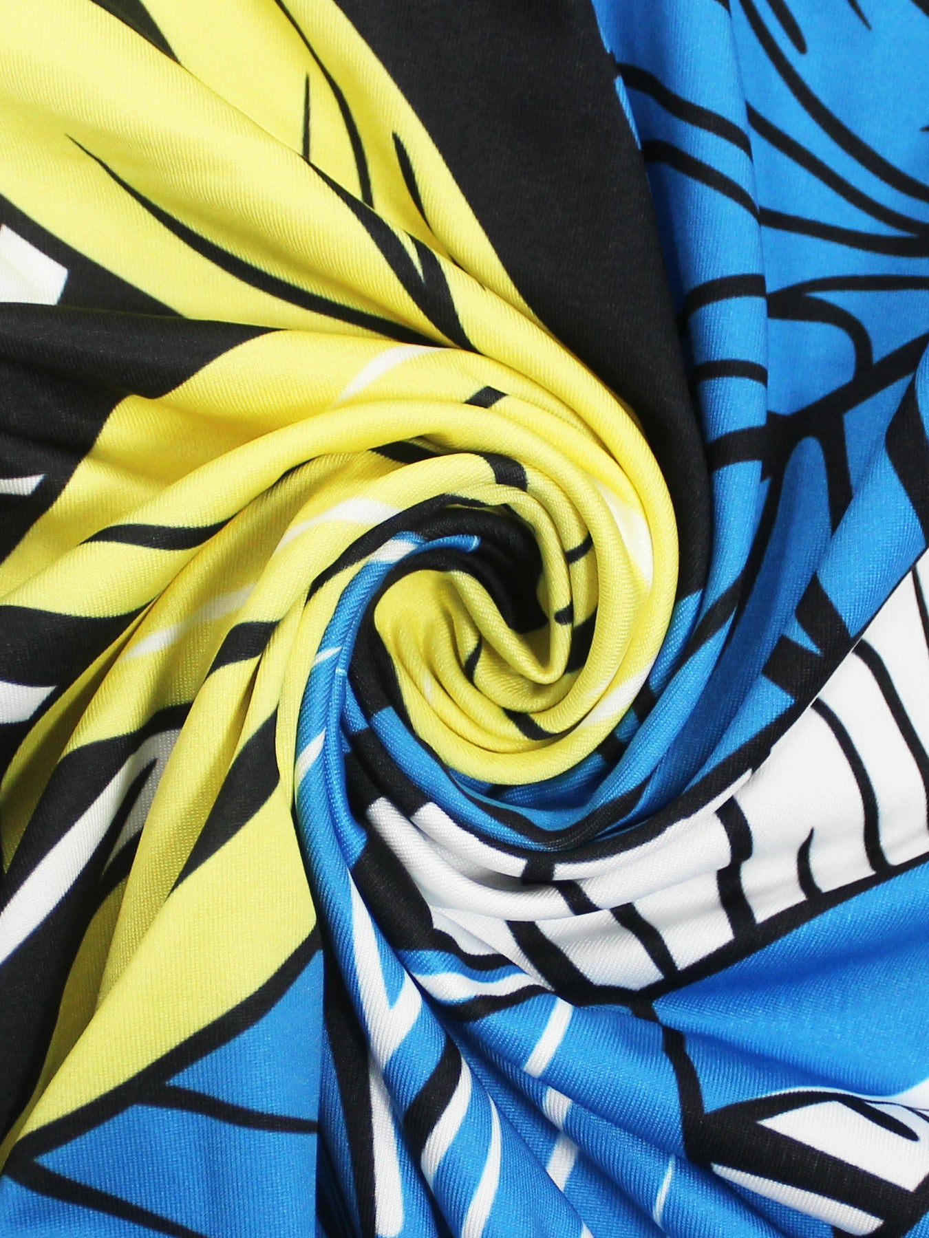 Spring & Autumn Women's Fashion Elegant Wrap V-Neck Half-Sleeve Print Belt Maxi Dress 130