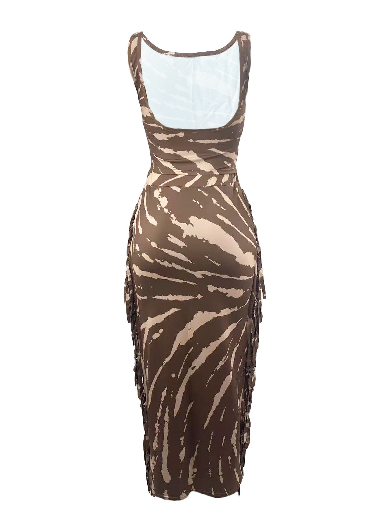 Women Beach Dress Sexy Printed Two-piece Set 14