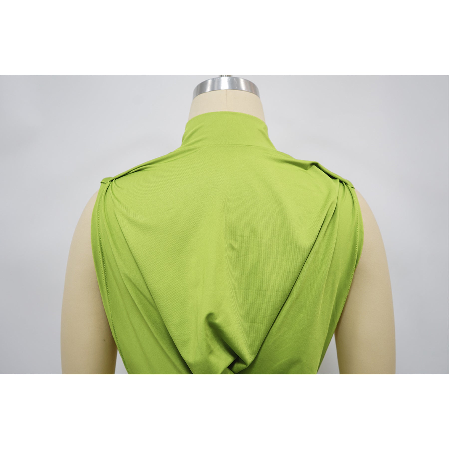 Women's Solid Color Sexy Side Slit Sleeveless Fashion Dress 17