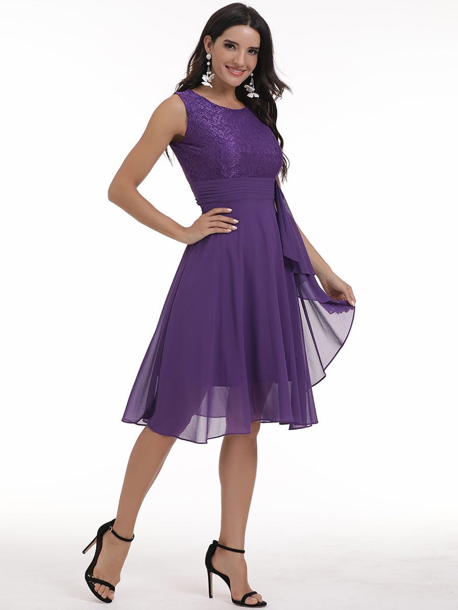 Women chiffon lace dress 56