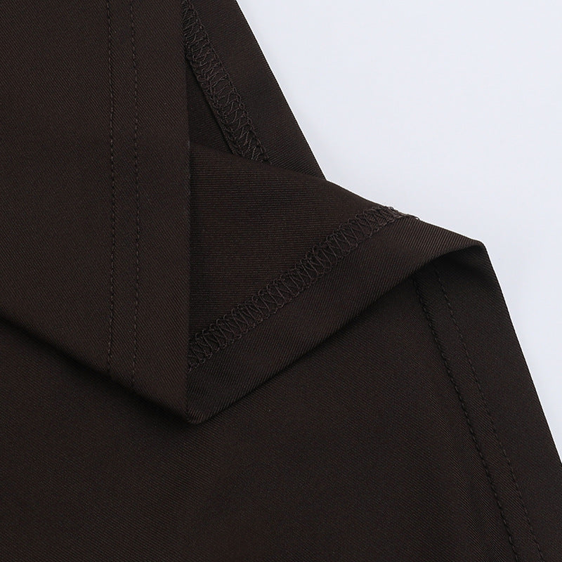 Women summer backless halter neck mesh see-through dress 21