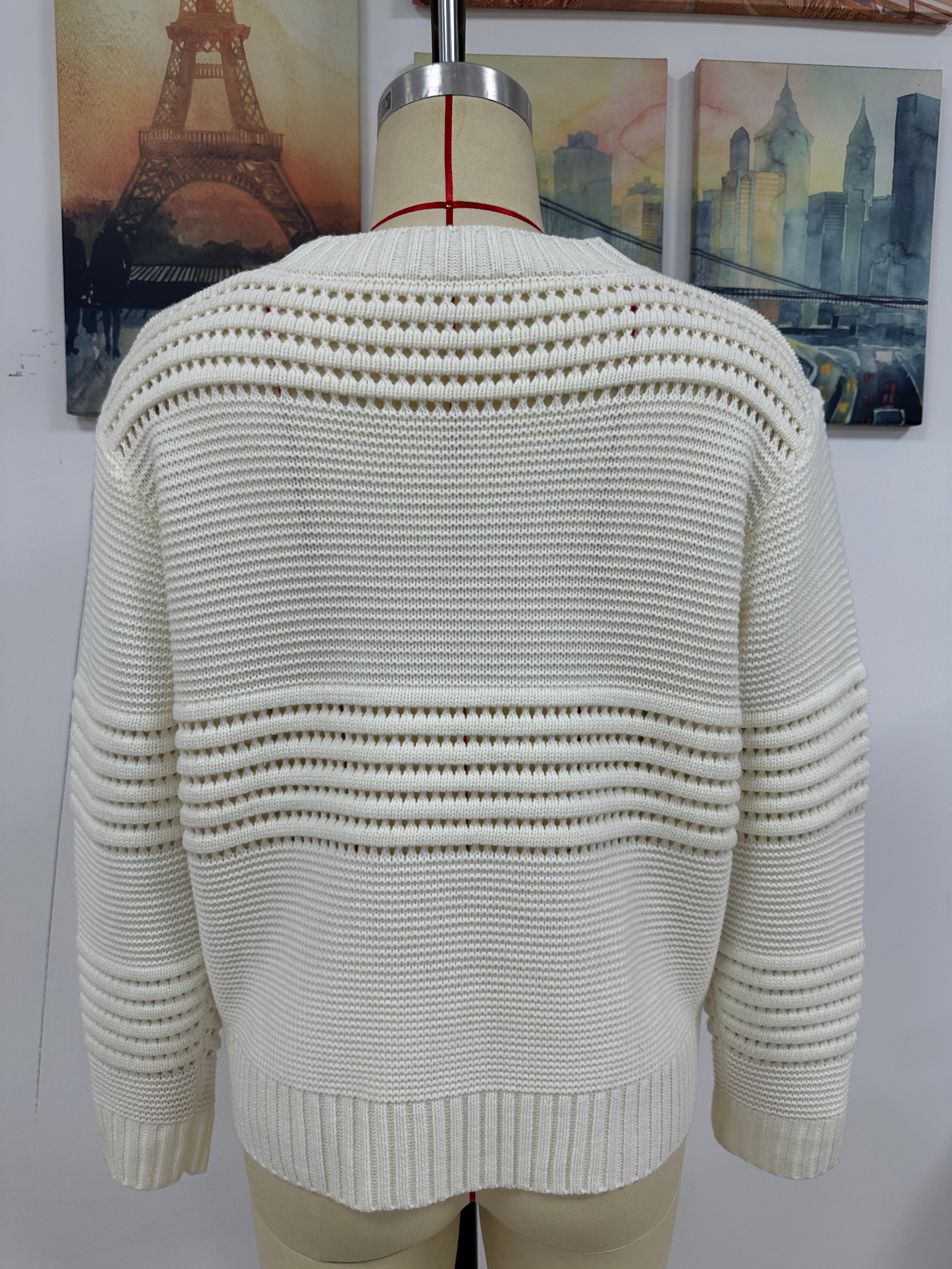 Autumn And Winter Pullover Sweater Ribbed Women's Knitting Shirt Fashion Sweater 15