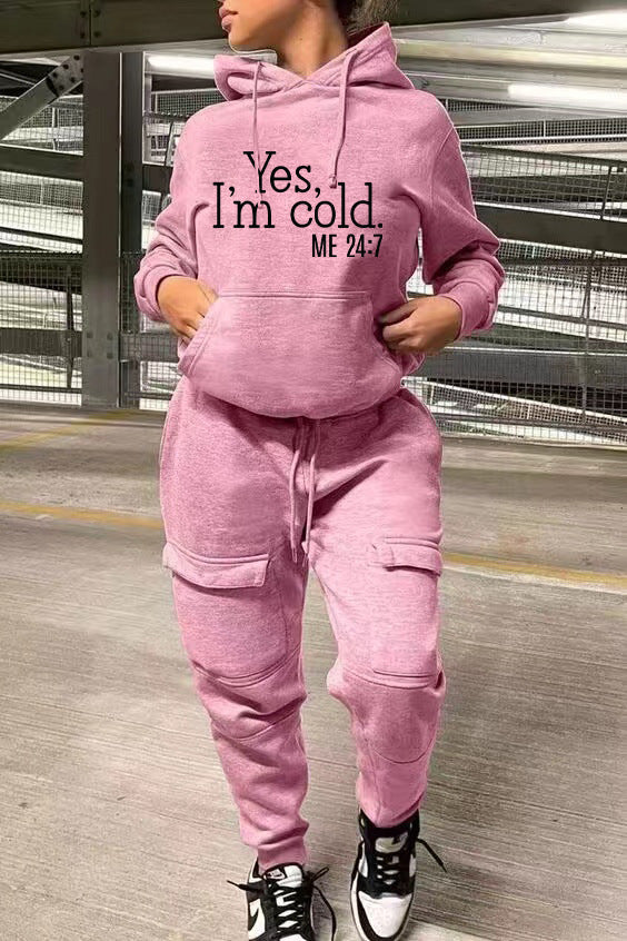 Women Casual Hoodies and Pant Two Piece 5