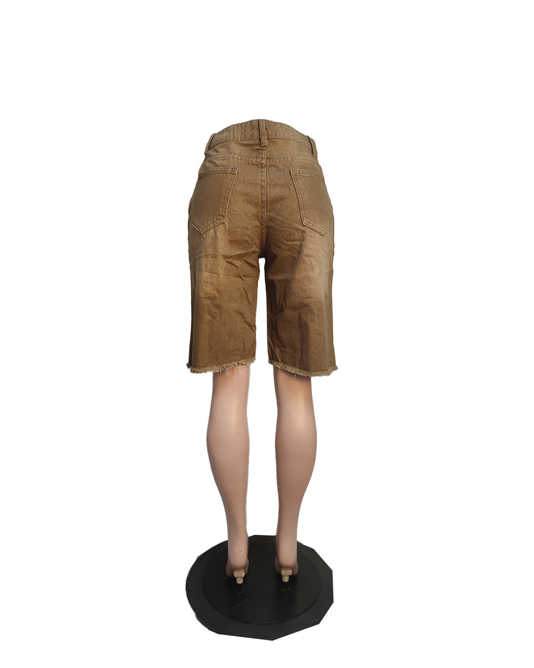 Women casual tassel Denim Shorts 7