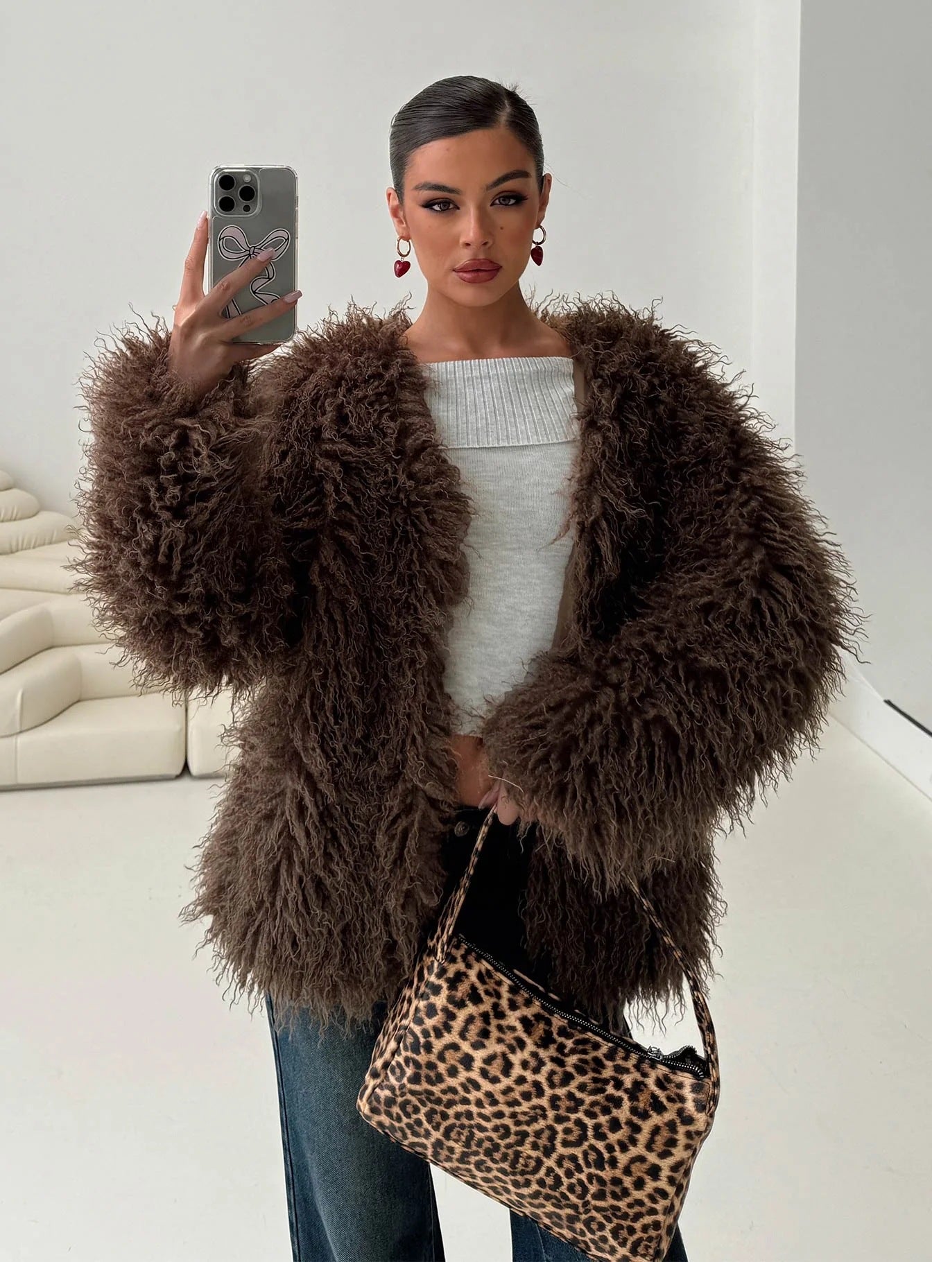 Fashion Faux Fur Coat Women's Jacket
