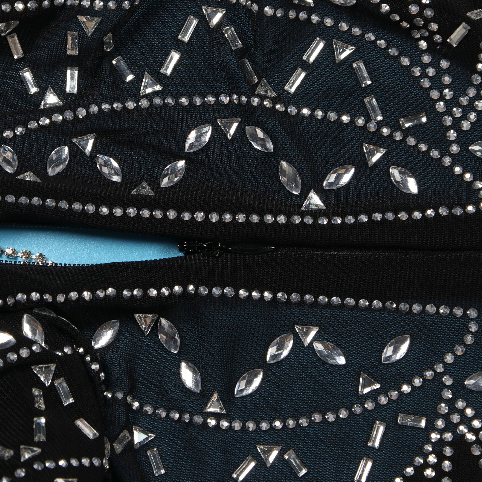 Women Sexy Beaded Tassel See-Through Bodycon Dress 37