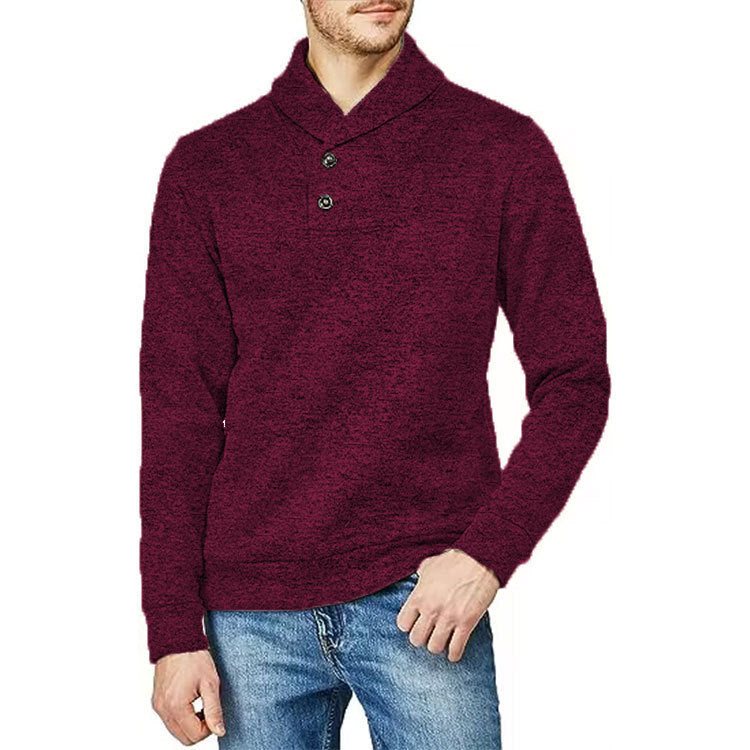 Men's Autumn Loose Casual Pullover Long Sleeve Sweater